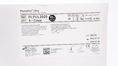 ConMed PLPUL2020 PlumePen Surgical Smoke Evacution Pencil 10ft. (x)- Box of 5